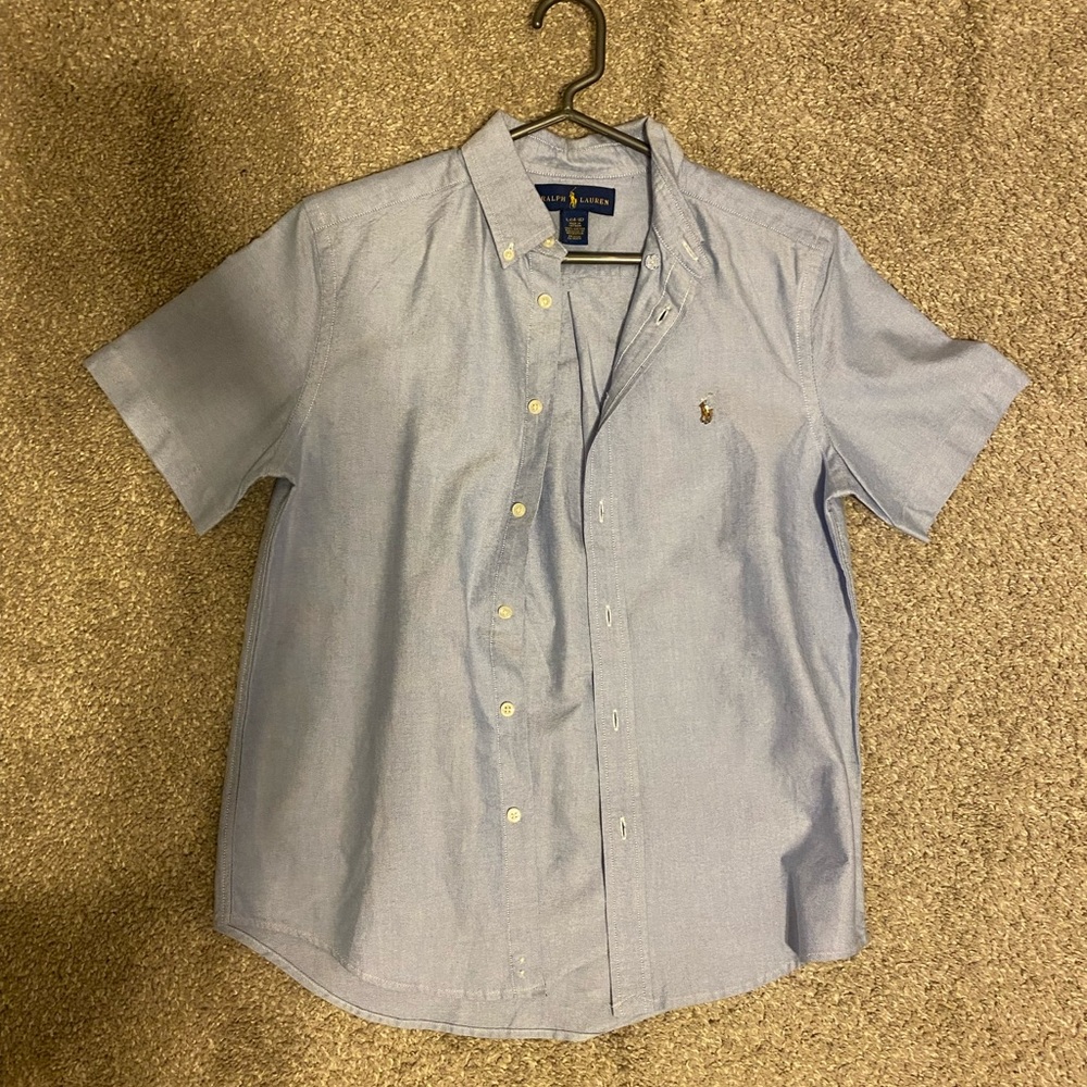 Polo by Ralph Lauren Men's Sky Blue Button-Down Shirt
